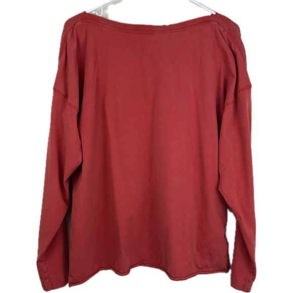 Free People Movement Red Knit Top - Picture 2 of 5